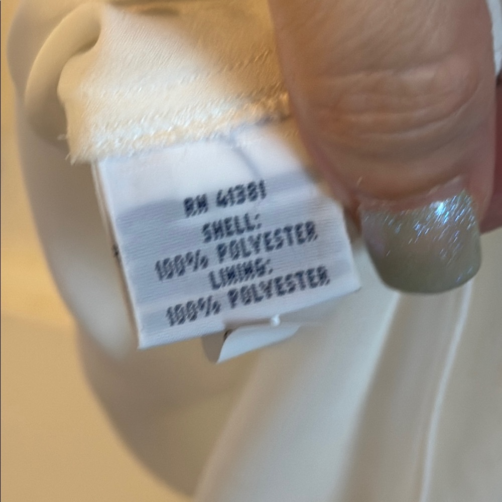 Polo by Ralph Lauren Asymmetrical White Camisole - Picture 6 of 8